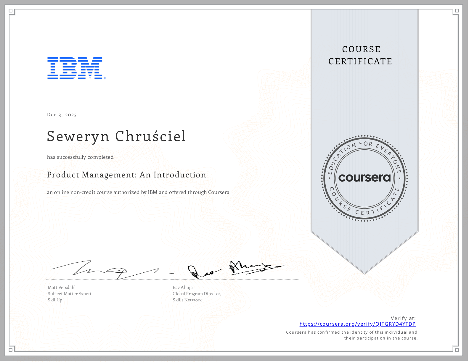 IBM Product Management