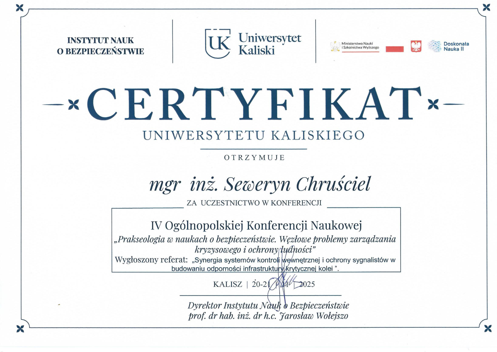 IV Konferencja Naukowa