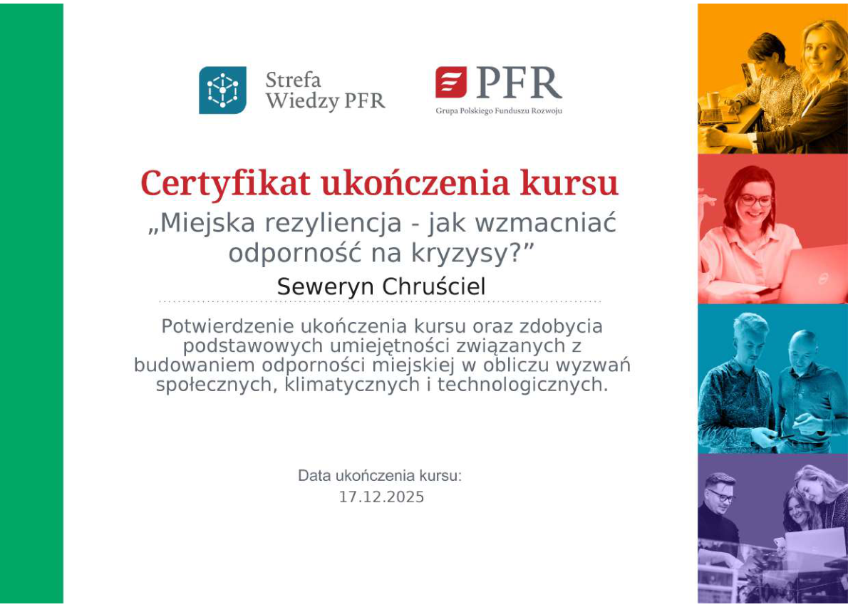 PFR Miejska rezyliencja